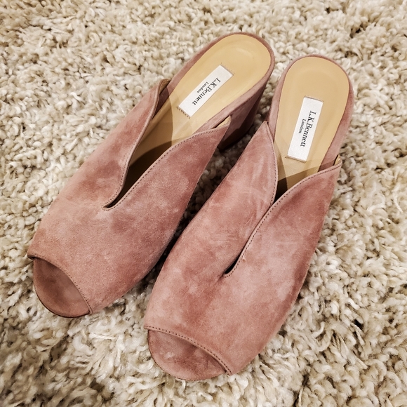 L.K. Bennet pink mules - Picture 7 of 7